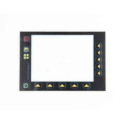 China Waterproof Professional Custom Membrane Switch / Flexible Waterproof Custom Keypad / Keypad Pane Used For Machinery Control Button for sale