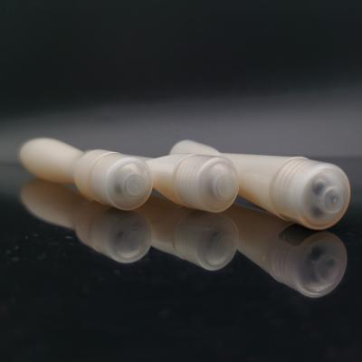 China Wholesale high quality cosmetic packaging pp 15ml 18ml plastic material light yellow rollerball bottle for sale