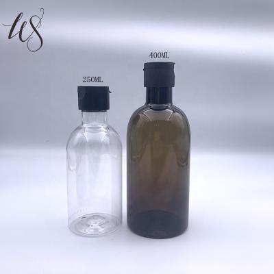 China 2020 Newest 250ML 400ML empty pet bottle shower gel bottle shampoo bottle shower gel bottle, factory outlet for sale