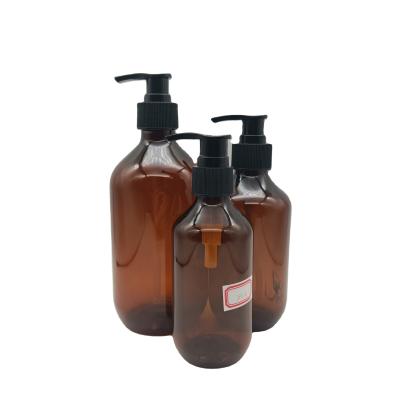 China Shampoo Packing 200ml 300ml 500ml Hot Selling Empty PET Fancy Plastic Shampoo Lotion Pump Bottle Container for sale