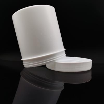 China High Quality White Material HDPE Cosmetic Empty Plastic Cosmetic Packaging Containers Cream Jars Unique White Cream Jars for sale