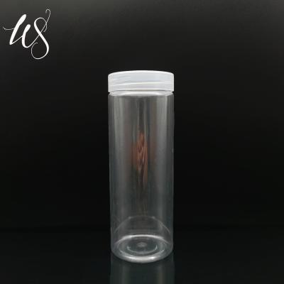 China Factory direct sales outlet pet bottle empty face cream serum jar plastic cosmetic cream jar transparent color cosmetic material for sale