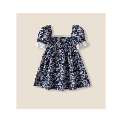 China High quality and breathable good price floral print casual wear dresses for birthday gift for sale