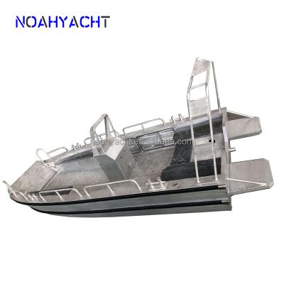 China Relaxing 6m Landing Craft Aluminum Barge Working Boat For Marine Construction for sale