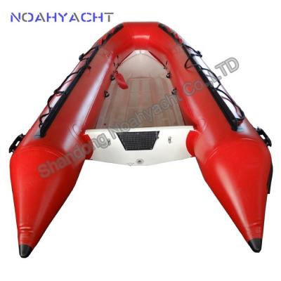 China Relaxing fiberglass v hypalon orca semi rigid hull rib inflatable boat for sale