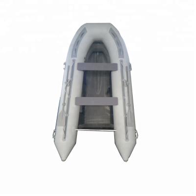 China PVC CE Certificate PVC And Hypalon Inflatable Boat With Transparent Floor for sale