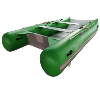 China PVC airdeck floor catamaran inflatable boats for sale Inflatable Cat Boat for sale