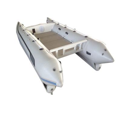 China PVC Gear Racing Catamaran Power Boat RH420 For Sale for sale