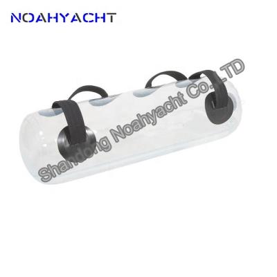 China Bodybuilding fitness aqua bag transparent water filled training equipment for sale