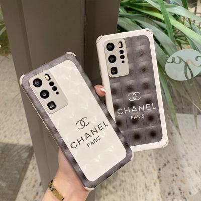 China Factory Wholesale Custom Fashion Luxury Leather Phone Case Accessories Anti-fall Shockproof Cover For Huawei Mate40 P40 for sale