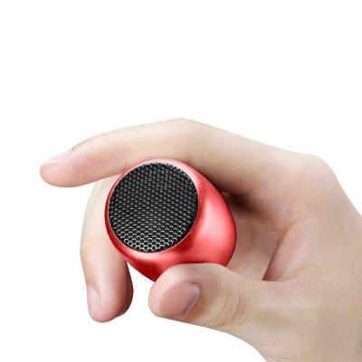 China Phone Function Customized Leisound Mobile Phone Mini Bluetooth Wireless Speaker Metal Barrel Rock Portable Outdoor PA Horn Small Steel Speakers for sale