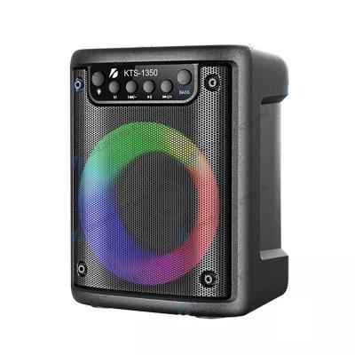 China Mini microphone AUX. Karaoke USB TF Support Bluetooth Talking LED Light Outdoor Portable Wireless Stereo Sound Subwoofer Speaker KTS-1092 for sale