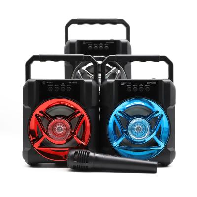 China 2021 Colorful Portable Karaoke Speakers Tendencias Bass Bluetooth Speaker Caixa De Som Automotivo Parlantes-Bluetooth LED Light for sale