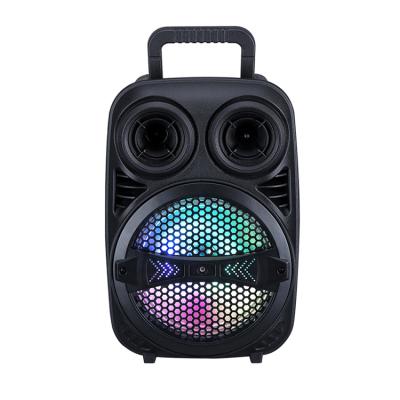 China No New Style 2021 Hot Portable Wireless 8 Inch Party Trolley Talking Bluetooh Karaoke Speaker Party Sound Audio Speakers for sale