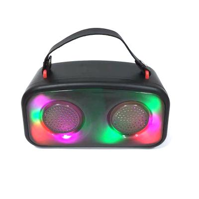 China 2022 new model Bluetooth RGB handle light koraoke party light mini colorful plastic audio outdoor bocinas portable altovas wireless LED speaker for sale