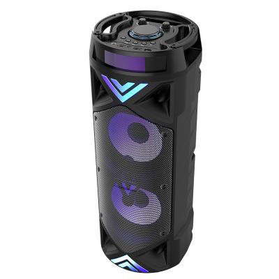 China LED colorful light high power outdoor zqs 62016203 12 13 inch big subwoofer loudspeaker party box dj dance portable bluetooth speaker with mobile app for sale