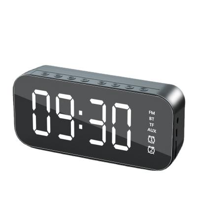 China 2022 Phone Function 2022 Mini Speaker LED Digital Alarm Clock Alarm Clock FM Radio TF Card TF Card Wireless Outdoor Bluetooth Speaker for sale