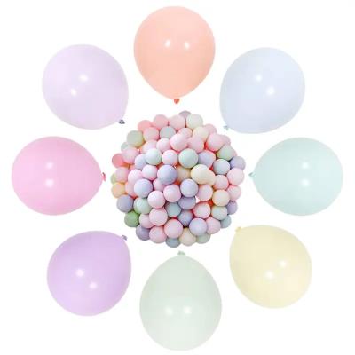 China Pastel Balloon 5inch 200pcs/bag Latex Balloon Macaron Party Pastel Balloon Macaroon Latex Macaron for Baby Shower Decoration for sale