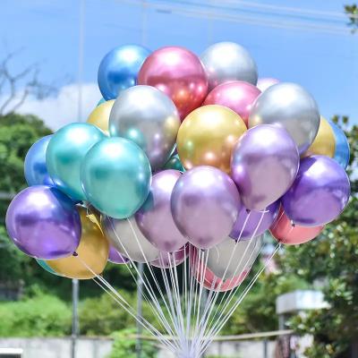 China 1.8g Metallic Latex Balloons/Mylar Ballon/10 Inch Metal Helium Chrome Balloon for sale