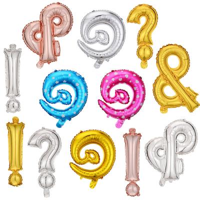 China Symbol 16 inch special symbol film foil balloon @! Exclamation mark and balloon party decoration character balloon wholesale for sale