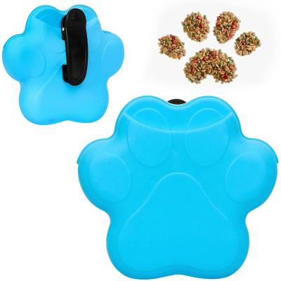 China Viable Silicone Pet Treat Pouch Waist Pet Snacks Treat Dog Training Pouch Bag for sale