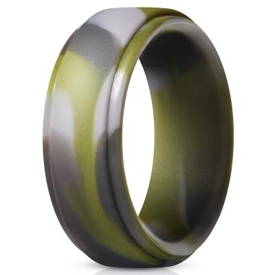 China CLASSIC Hot Selling Amazon Silicon Rings Wedding Bands Women Jewelry Rubber Sport Ring for sale