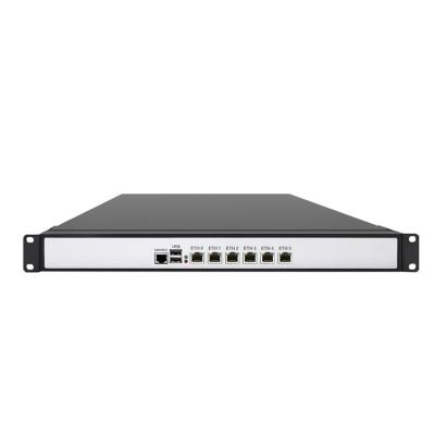 China Network Security D525 Processor Network Security Computer Linux pfSense 1U Support Firewall Server with 6 LAN Ports PC for sale