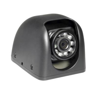 China Universal Waterproof Heavy Duty CCD 4pin 12V-24V 8 IR LED Side View Camera For Truck Bus Van for sale