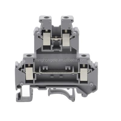 China Cable Junction Factory direct sale 300V 32A double din rail mount TB UKK5 for 4mm2 cable junction for sale