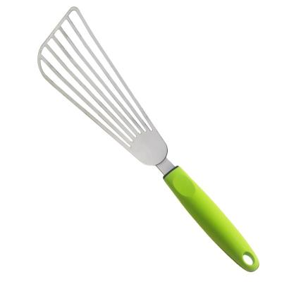 China Sustainable Hot Selling Kitchen Tools Eco-Friendly Non-Toxic Silicone Slotted Fish Spatula Pancake Turner for sale