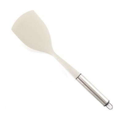 China Durable Stainless Steel Nylon Handle Spatula Turner Egg Pancake Turner Spatula Kitchen Tool for sale