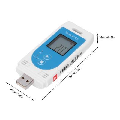 China Multi-Use And Have High Accuracy Led Screen 4HC USB Temperature 16000 Counts Data Logger for sale