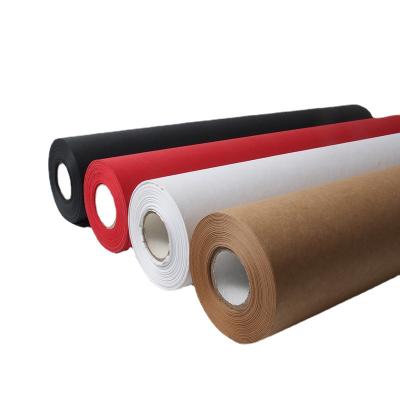 China Wholesale Custom Wrapping Paper Roll Recycled Brown Color Kraft Paper Roll Kraft Materials OEM High Quality Factory for sale