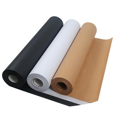 China Wholesale Recycled Brown Kraft Paper Roll Gift Wrapping Paper Materials Factory for sale