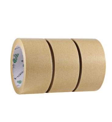 China New Design Waterproof Logo Paper Gummed Tape Wrapping Tape Printed Anti-Slip Tape Custom Brown Packaging With Logo for sale