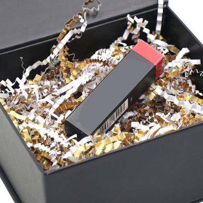 China Recyclable Fold Paper Shredded Paper Shreds For Gift Box Packing Fold Cut Shredded Paper for sale