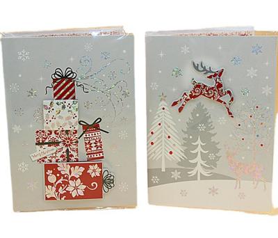 China China Christmas Decoration Decoracion Navidad Customized Printing Diy Love Pop 3d Christmas Cards for sale