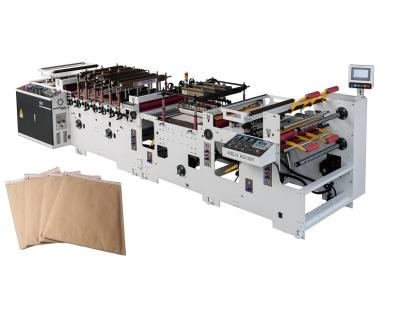 China Advanced Technology High Accuracy Pouch Bag Making Machine Kraft Paper Bag Making Machine Price for sale