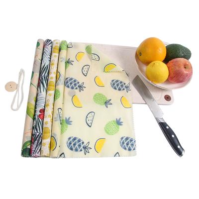 China For Gift Wrapping Factory Premium Cotton Fabric Best Direct Selling 100% Reusable Beeswax Wrap Roll 20*150cm Eco for sale