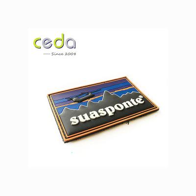 China Customized Soft 3D Patch 2D PVC Designer or 3D PVC Soft Patch Customized Patches for sale