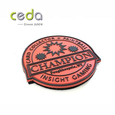 China Custom 2D Patch Custom PVC 3D PVC Designer Soft Patch 2D Or 2D Customized Rubber Patches for sale