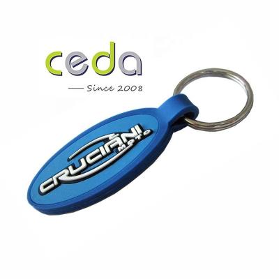 China PVC No MOQ Customized 2D Or 3D PVC Key Chain for sale