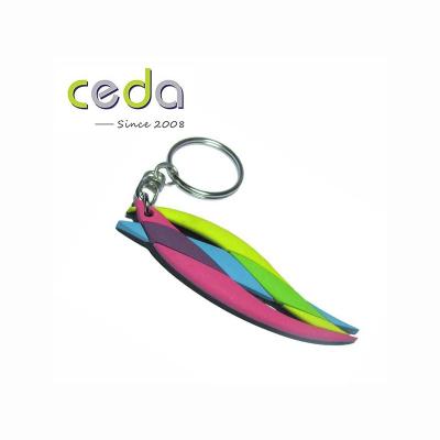 China PVC No MOQ Customized 3D PVC Rubber Key Chain For Promotional Key Chain for sale