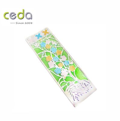 China Custom Keepsake Metal Bookmark For Gifts Gold Etching Metal Bookmark for sale