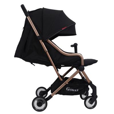 China Lightweight Easy Fold Compact Travel Stroller Baby Washable With T Shape Handle for sale