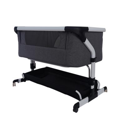 China Wholesale Hot Sale Comfortable Adjustable Safety For Newborn Baby Portable Crib Hutch Bed Infant Bassinet for sale