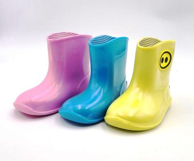 China Fashion Trend Baby's Rain Boots PVC Rain Boots Waterproof Customized Striping Customized Color Customized Patch for sale