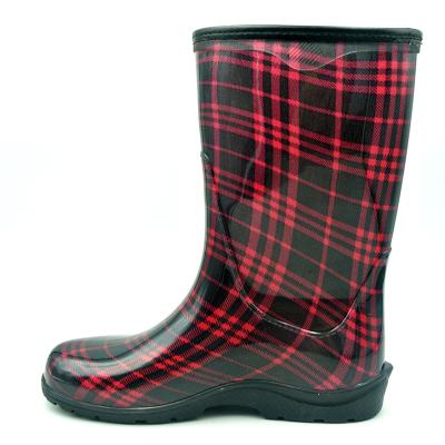 China Waterproof 2020 New PVC Waterproof Women Non-slip And Comfortable Rain Boots for sale