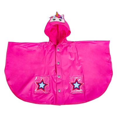 China Waterproof Poncho Rainwear School Bag Hooded Raincoat Student Toddler Kids Children Rain Coat Singlet Waterproof Clothes for sale