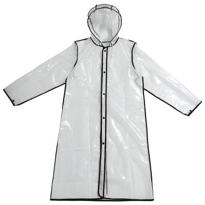 China Adults 100% Waterproof Raincoat Unisex Hooded Polyester Rainwear Material Poncho Bachelorette Rainwear for sale